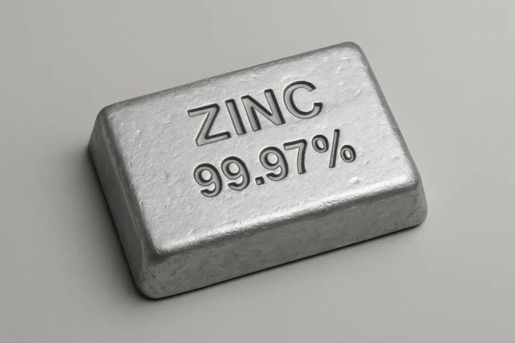 شمش روی 99.97%